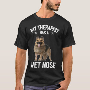 Camiseta GSD082 - O Meu Terapêutico Tem Um Nariz Molhado