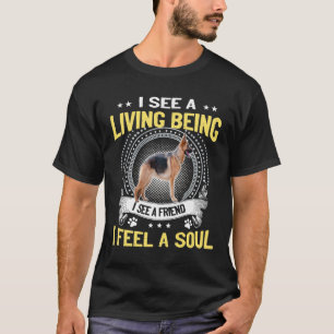 Camiseta GSD128 - Eu Vejo Um Ser Vivo Eu Vejo Um Amigo Que 