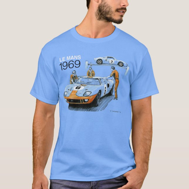 Camiseta GT40s em Le Mans 1969 (Frente)