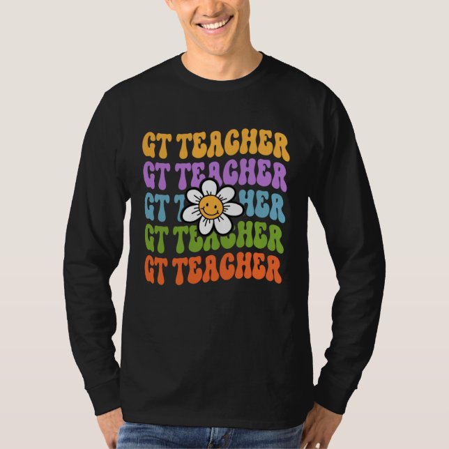 Camiseta GT Teacher Back To School First Day Of School Appr (Frente)