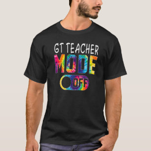 Camiseta Gt Teacher Mode Off Feliz No Dia Passado Da Faculd