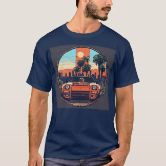 Camiseta GTA 5: Logotipo mecânico redondo