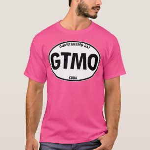 Camiseta Gtmo - Estação Naval Guantanamo Bay Cuba Oval Trav