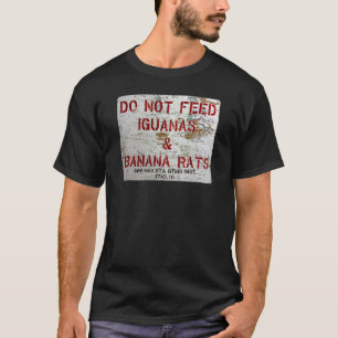 Camiseta GTMO Não Alimenta Iguanas e Ratos de Banana - Guan