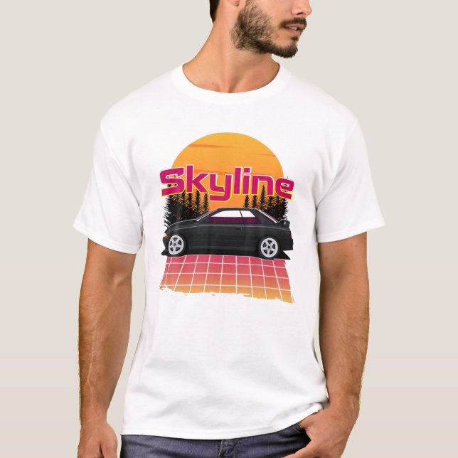 Camiseta Gtr Skyline 1990 (Frente)