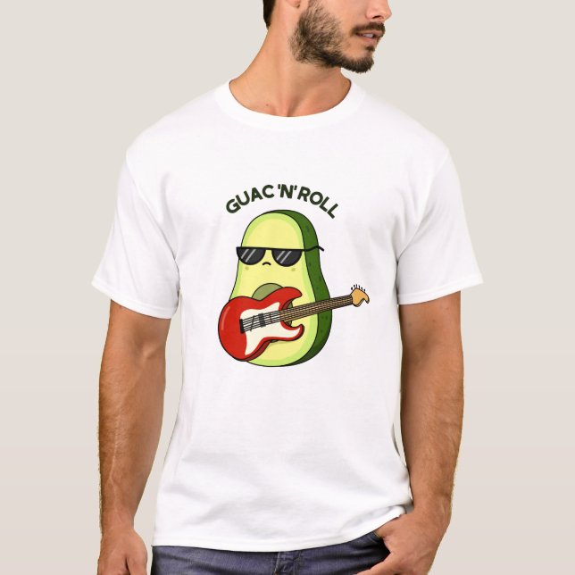 Camiseta Guac E Roll Funny Avocado Pun (Frente)