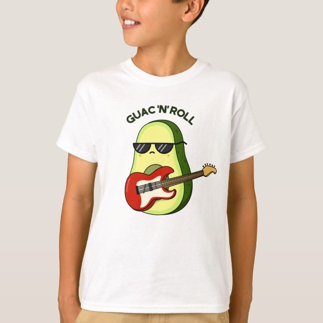 Camiseta Guac E Roll Funny Avocado Pun (Frente)
