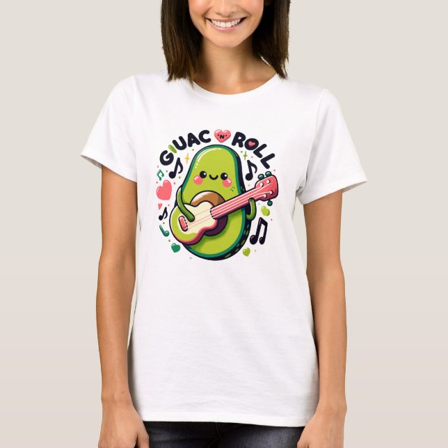 Camiseta Guac N Roll Rock And Roll Guac And Roll (Frente)