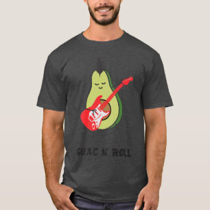 Camiseta Guac N Roll, Santa Guacamole, Engraçado Avocado Pa