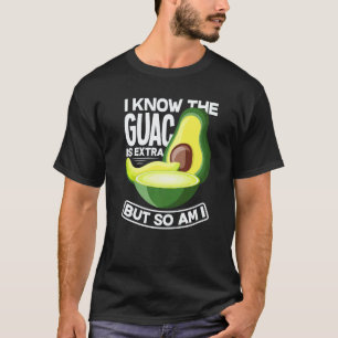 Camiseta Guacamole Abacate Guac É Extra Comida Vegana