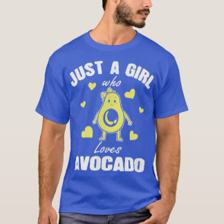 Camiseta Guacamole Bonita É Uma Menina Que Ama Avocado Avoc