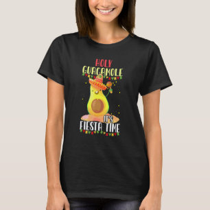 Camiseta Guacamole Sagrado É a Hora da Festa Mexicano Vegan