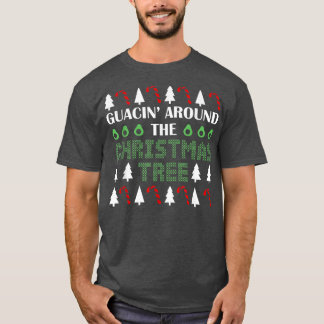 Camiseta Guacin Em Torno Da Árvore De Natal