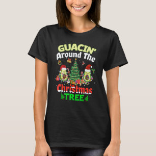 Camiseta Guacin' em Volta da Árvore de Natal Natal Santa Av