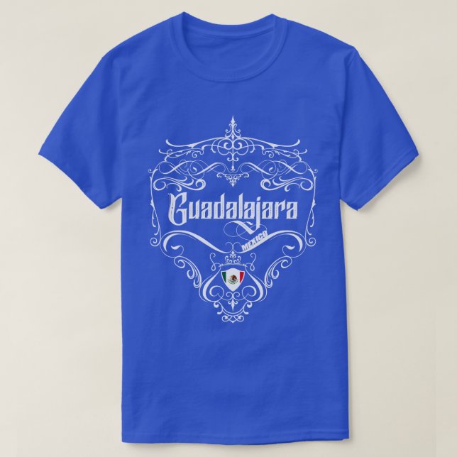 Camiseta Guadalajara Vintage design 1 (Frente do Design)