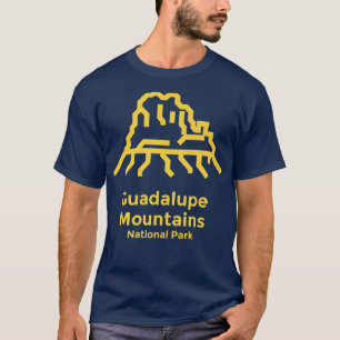 Camiseta Guadalupe Montanha Parque Nacional Teas Minimalist