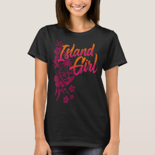 Camiseta Guam Chamorrita Flor Guam Island Guamian Girl Ch