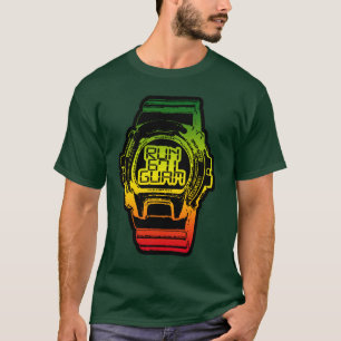 Camiseta GUAM FUNCIONA o relógio de choque de Reggea do