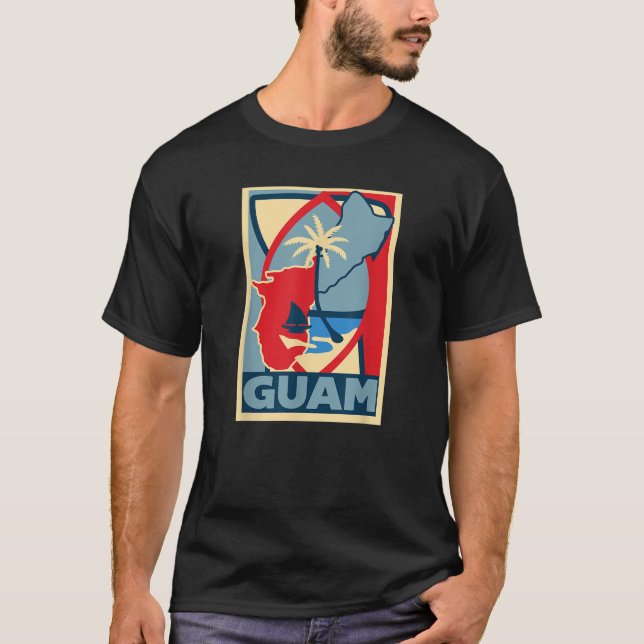 Camiseta Guam Graphic Design Hope Inspiron Dark (Frente)