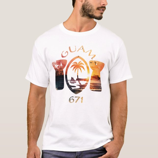 Camiseta Guam Latte Stones (Frente)