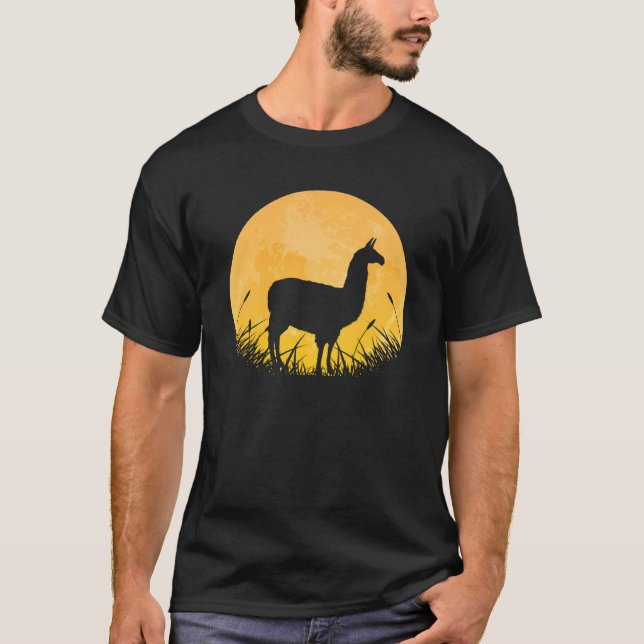 Camiseta Guanaco Easy Halloween Alpaca Camel Moon Co (Frente)