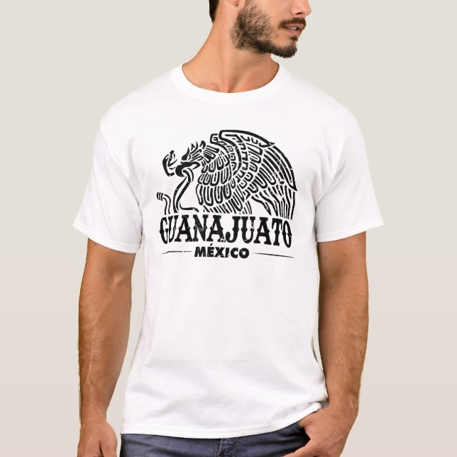 Camiseta Guanajuato Mexico Eagle Vintage (Frente)