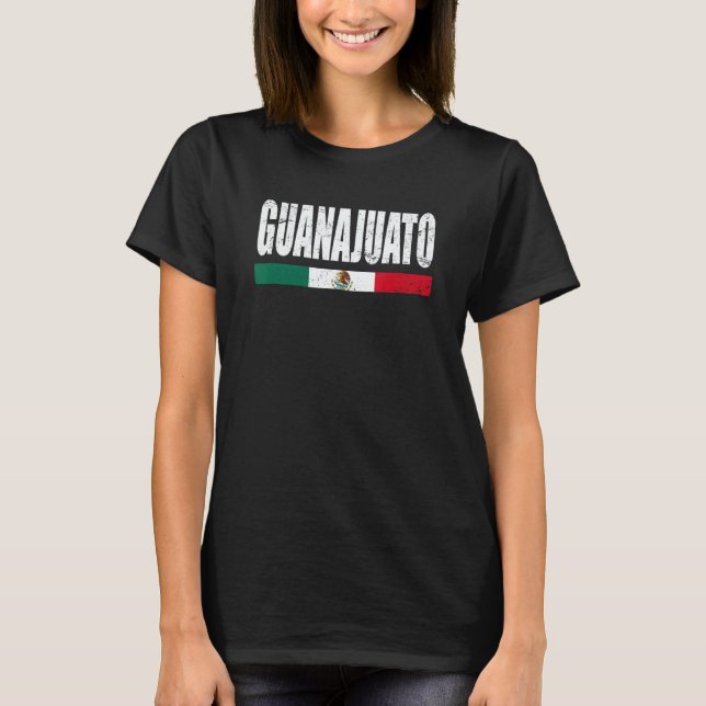 Camiseta Guanajuato Mexico Mexican Flag State (Frente)