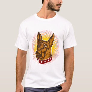 Camiseta Guarda Cachorro Belga Malinois Shepherd
