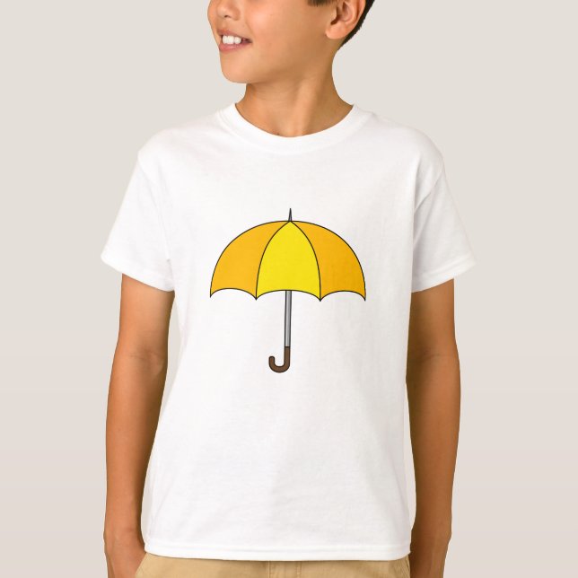 Camiseta Guarda-chuva Amarelo (Frente)
