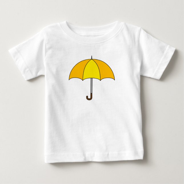 Camiseta Guarda-chuva Amarelo (Frente)