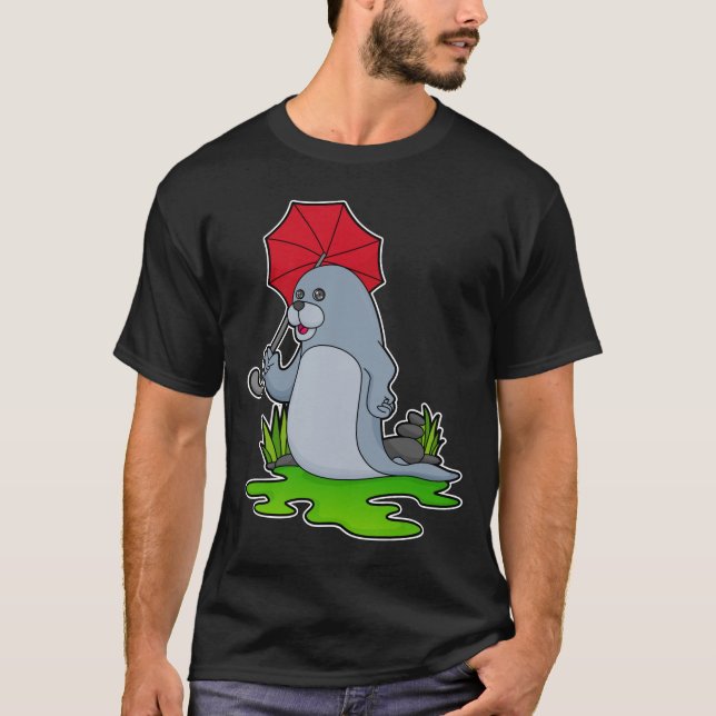 Camiseta Guarda-chuva com junção (Frente)