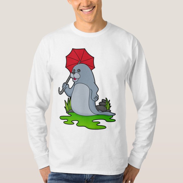 Camiseta Guarda-chuva com junção (Frente)