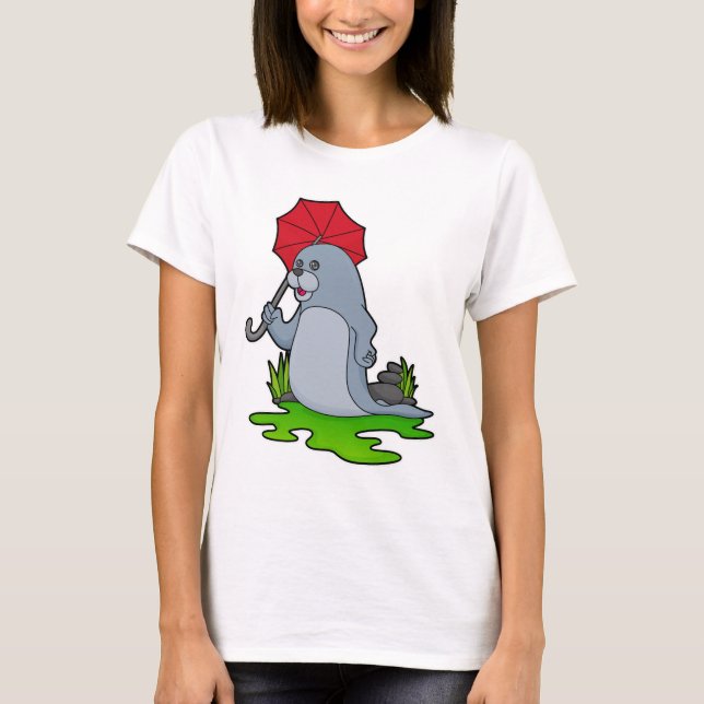 Camiseta Guarda-chuva com junção (Frente)