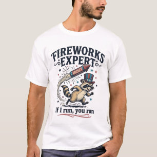 Camiseta Guarda-chuva Expert Raccoon Vintage Quatro de Julh