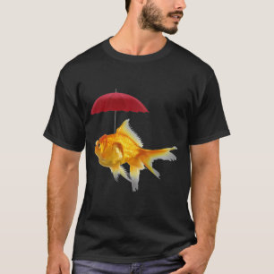 Camiseta guarda-chuvas de peixe