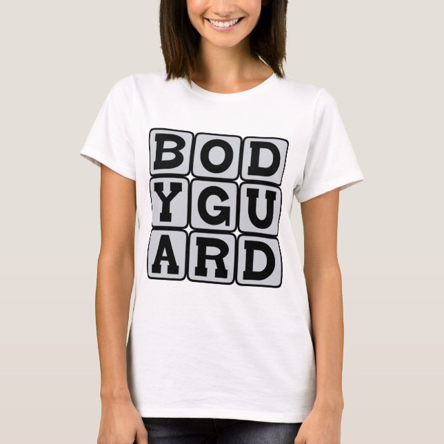 Camiseta Guarda-costas, Protetor Pessoal (Frente)