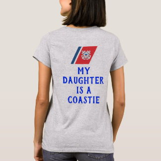 Camiseta Guarda Costeira Mama Minha Filha É Uma Coastie