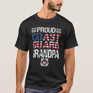 Camiseta Guarda Costeira Orgulhosa Vovô Tee Guarda America
