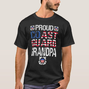 Camiseta Guarda Costeira Orgulhosa Vovô Teto U S Coast Guar