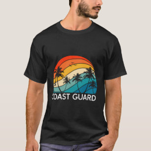 Camiseta Guarda Costeira  Praia Surf Palm Men Mulher