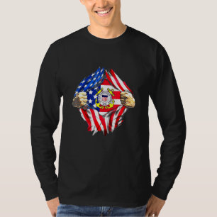 Camiseta Guarda Costeira Us Flat