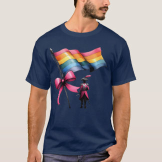 Camiseta Guarda de Cor Colorida Arco Coquete Marching Band 