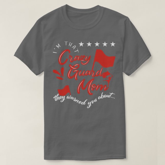 Camiseta Guarda de cor louca mãe (Frente do Design)