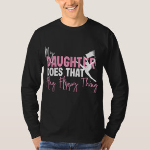 Camiseta Guarda De Inverno Mãe Pai Minha Filha Faz Isso
