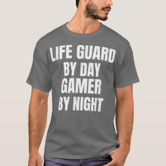 Camiseta Guarda De Vida Por Jogador De Dia À Noite