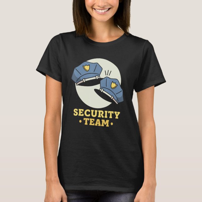 Camiseta Guarda do porteiro do cargo do Security Team (Frente)