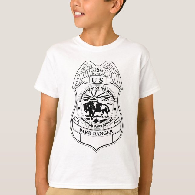 Camiseta Guarda florestal de National Park Service (Frente)