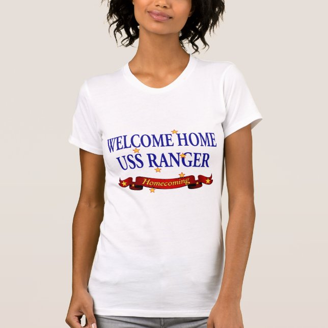 Camiseta Guarda florestal Home bem-vinda de USS (Frente)