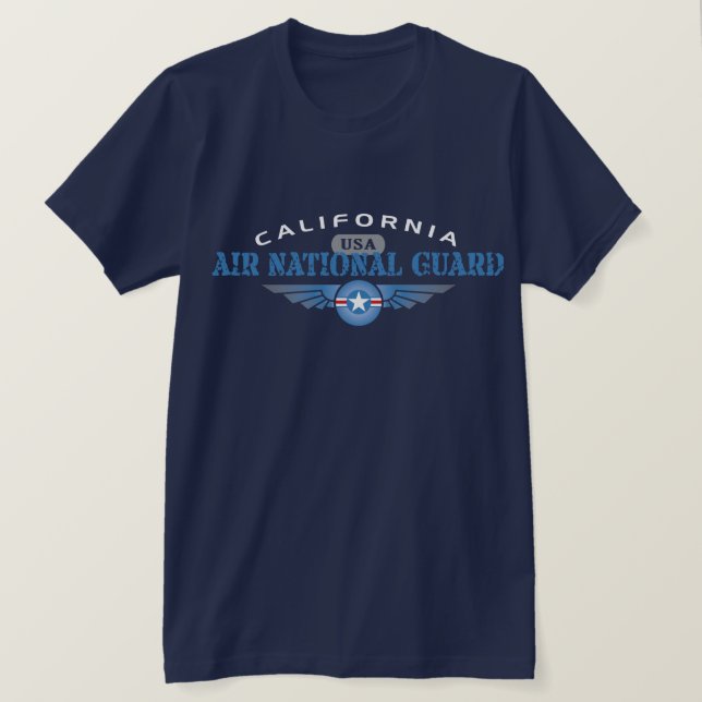 Camiseta Guarda Nacional da California Air (Frente do Design)