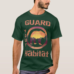 Camiseta Guarda O Clima De Proteção Ambiental Do Seu Habita